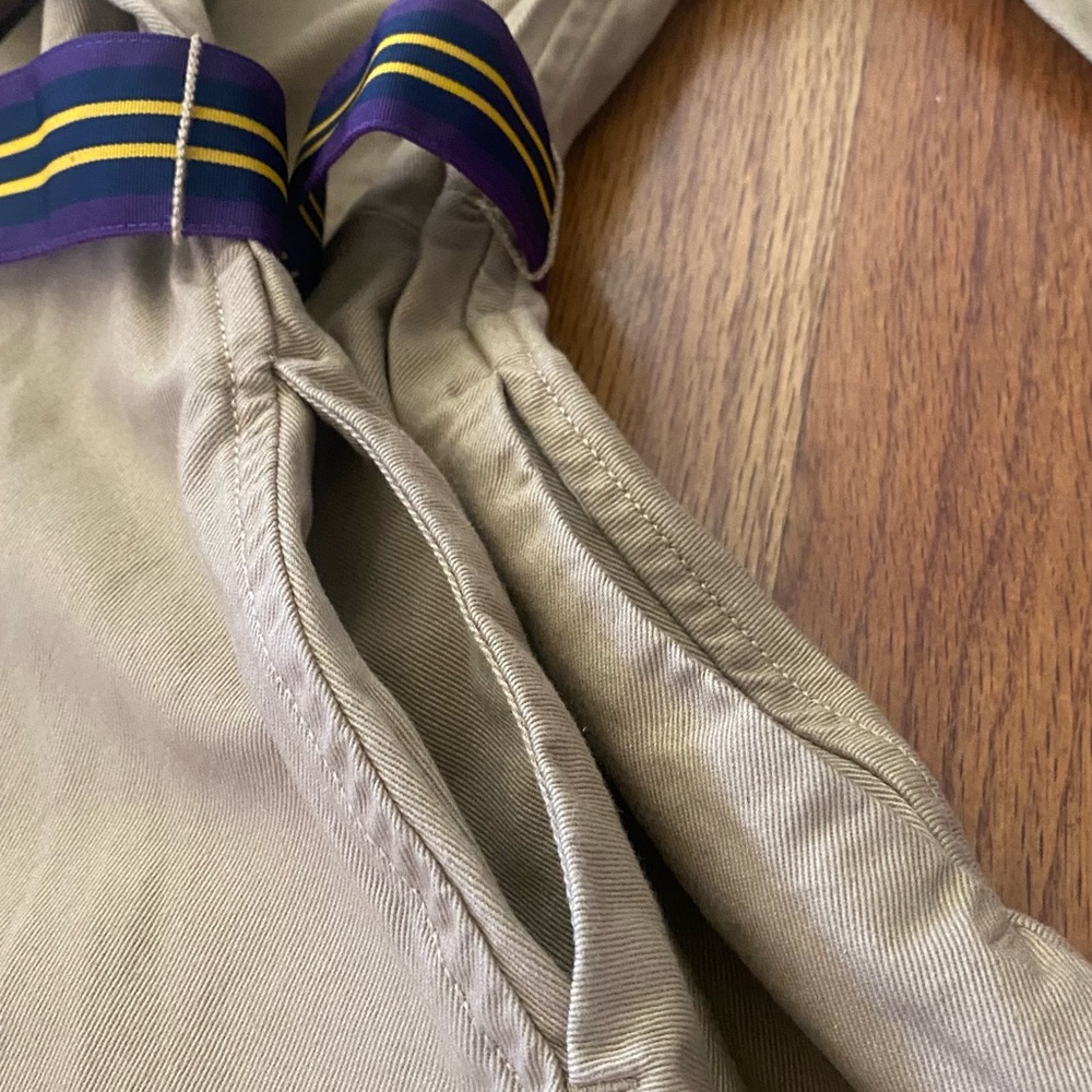 Ralph Lauren Khaki Girls Formal Dress - Picture 6 of 11